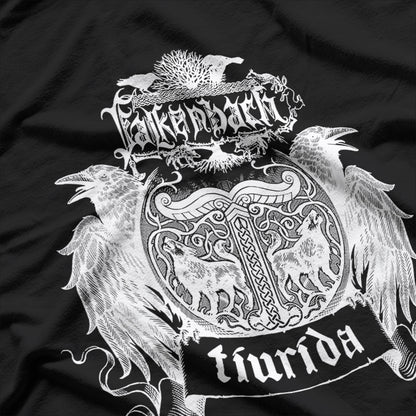 Falkenbach Tiurida – German Folk Metal Band Vintage Graphic RZ T-Shirt