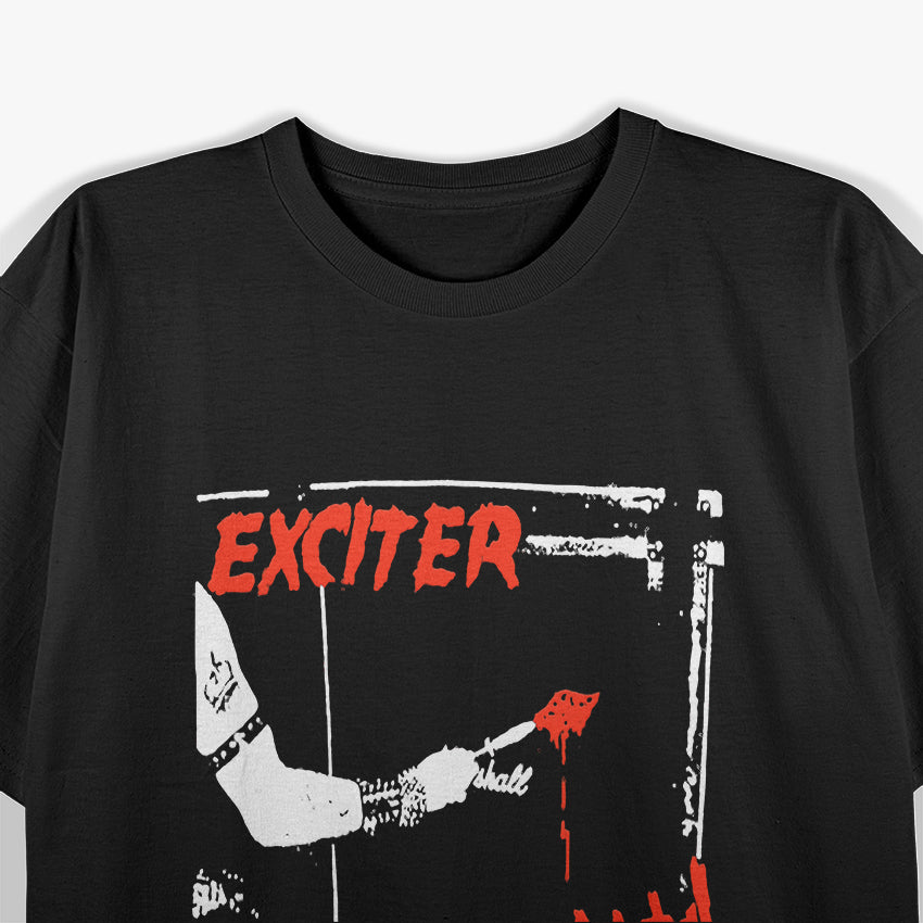 Exciter – Canadian Thrash Band Vintage Retro Style RZ T-Shirt