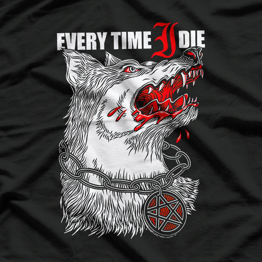 Every Time I Die – Vintage Punk Wolf Music Graphic RZ T-Shirt