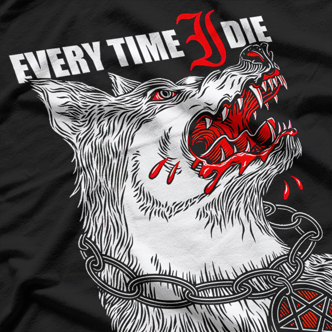 Every Time I Die – Vintage Punk Wolf Music Graphic RZ T-Shirt