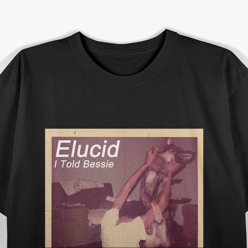 Elucid – Retro Rap Music Album I Told Bessie Graphic RZ T-Shirt