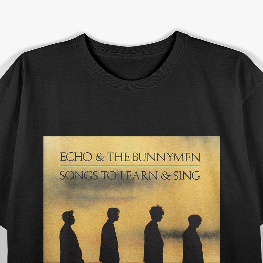 Echo & the Bunnymen – Songs to Learn & Sing Retro Graphic RZ T-Shirt