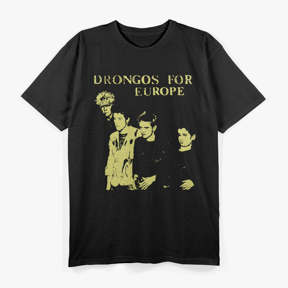 Vintage Drongos for Europe – Punk Band Members Graphic RZ T-Shirt