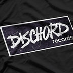 Classic Dischord Records – Retro Punk Label Graphic RZ T-Shirt