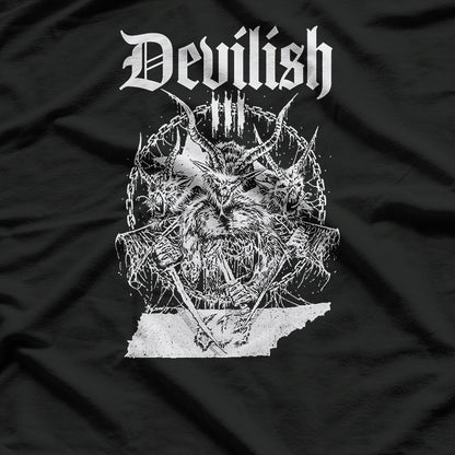 Devilish Trio – Retro Rap Trio Vintage Graphic RZ T-Shirt