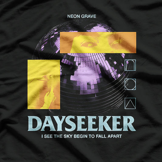 Dayseeker – Neon Grave Retro Metalcore Band Graphic RZ T-Shirt