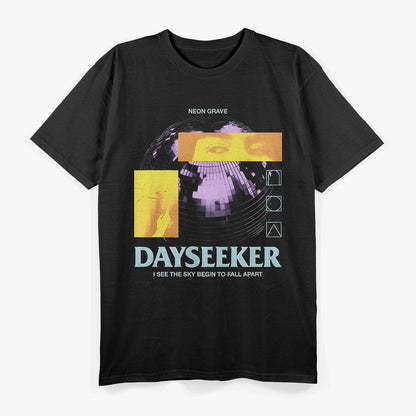 Dayseeker – Neon Grave Retro Metalcore Band Graphic RZ T-Shirt