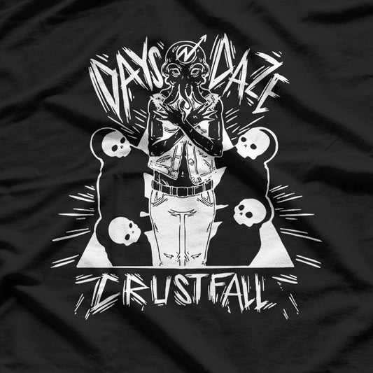 Days N Daze – Vintage Crustfall Punk Band Graphic RZ T-Shirt