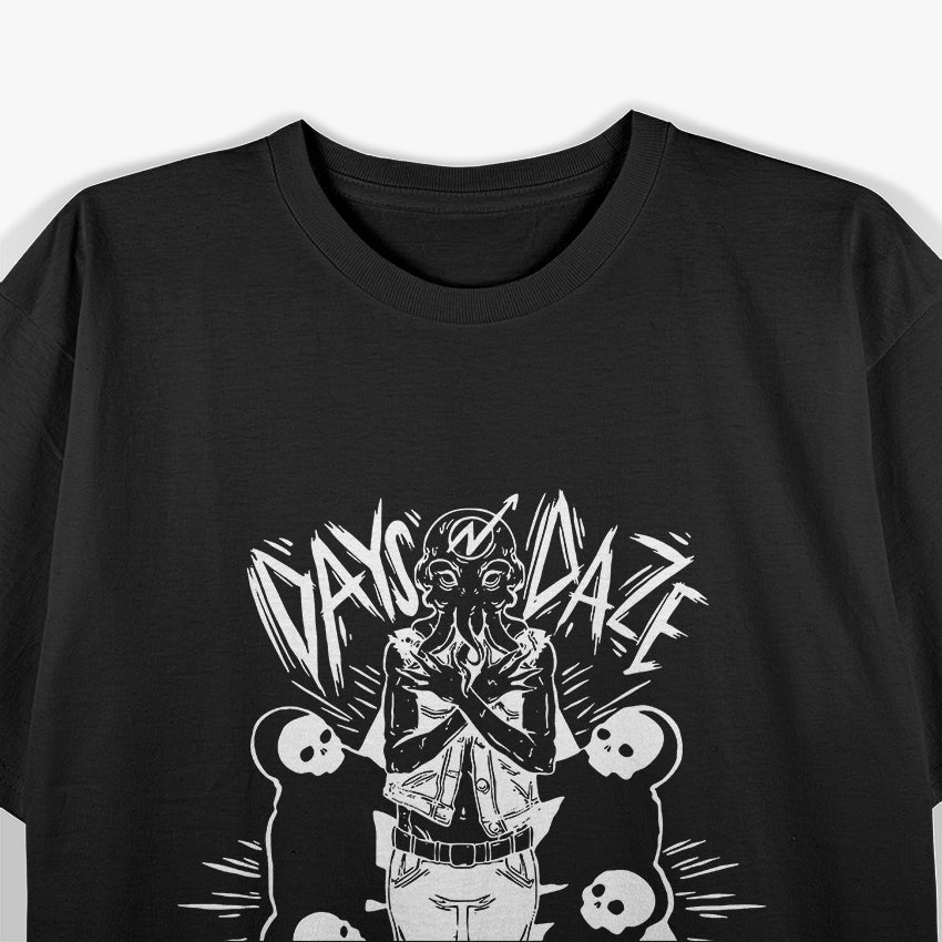 Days N Daze – Vintage Crustfall Punk Band Graphic RZ T-Shirt