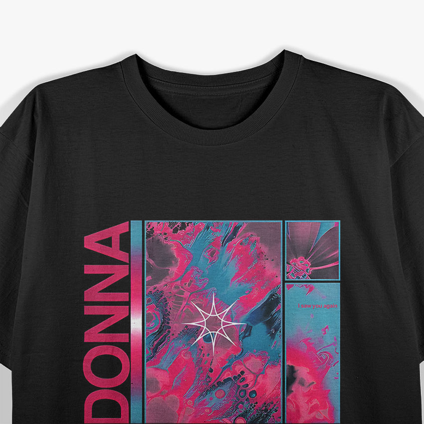 Donna US Metal Band Retro Music Graphic Vintage RZ T-Shirt