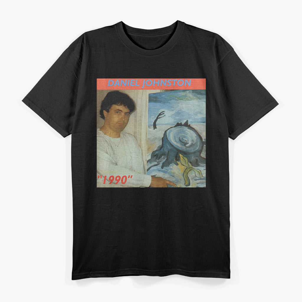 1990 Retro Music Album Art Daniel Johnston Inspired Graphic RZ T-Shirt