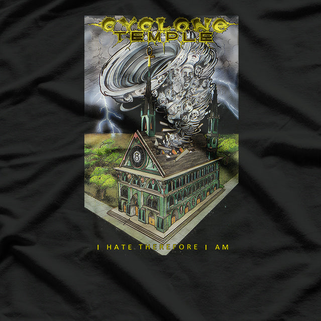 I Hate Therefore I Am Thrash Metal Vintage Music Album RZ T-Shirt