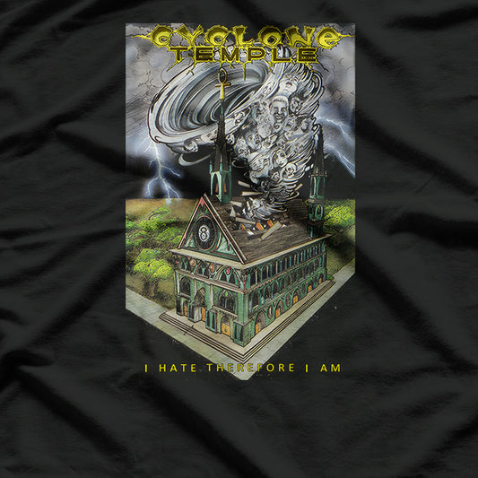 I Hate Therefore I Am Thrash Metal Vintage Music Album RZ T-Shirt