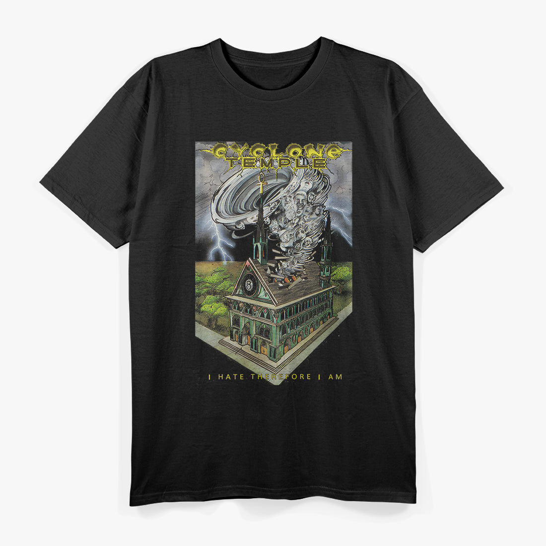 I Hate Therefore I Am Thrash Metal Vintage Music Album RZ T-Shirt
