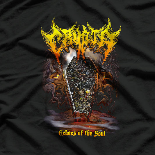 Echoes of the Soul Death Metal Vintage Album Art Graphic RZ T-Shirt
