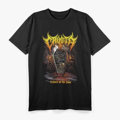 Echoes of the Soul Death Metal Vintage Album Art Graphic RZ T-Shirt