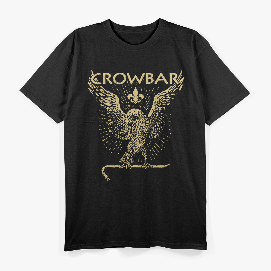 Crowbar Doom Metal Band Bird Logo Heavy Music Graphic RZ T-Shirt