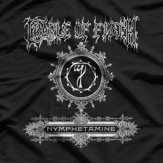 Nymphetamine Gothic Extreme Metal Retro Album Art Graphic RZ T-Shirt