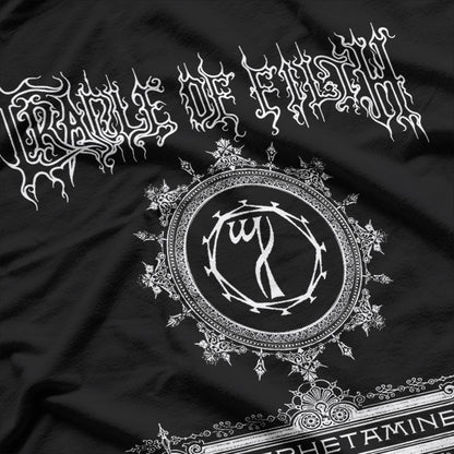 Nymphetamine Gothic Extreme Metal Retro Album Art Graphic RZ T-Shirt