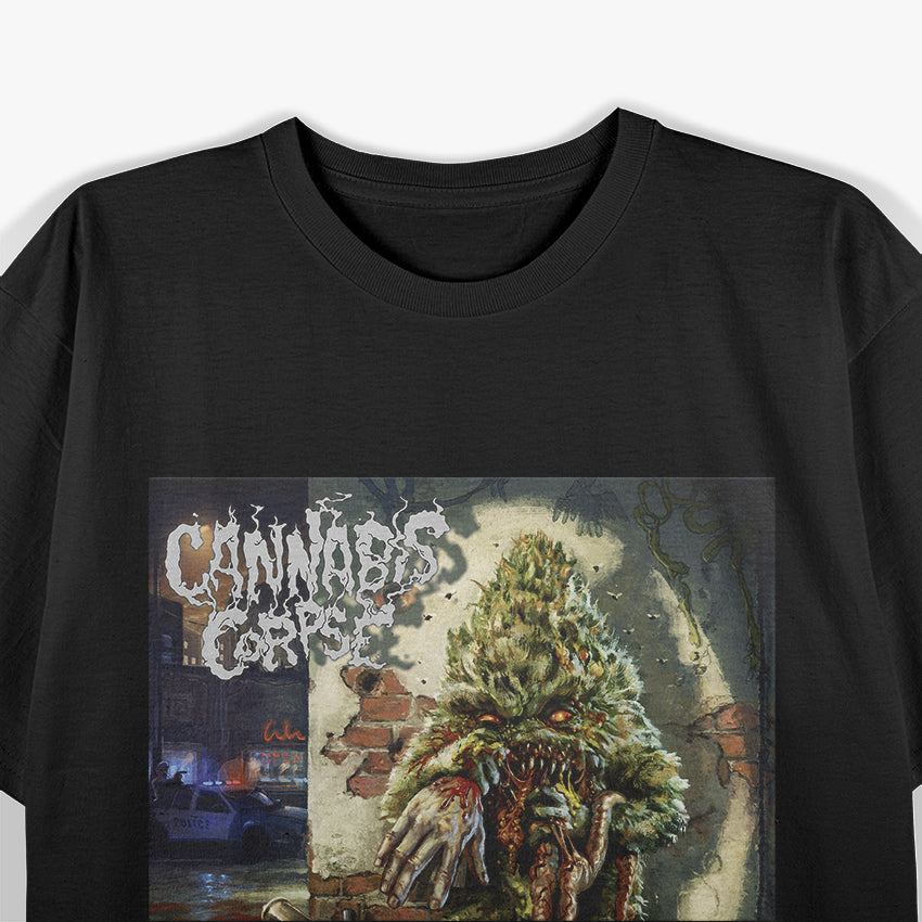 Nug So Vile Death Metal Cannabis Parody Album Art Graphic RZ T-Shirt