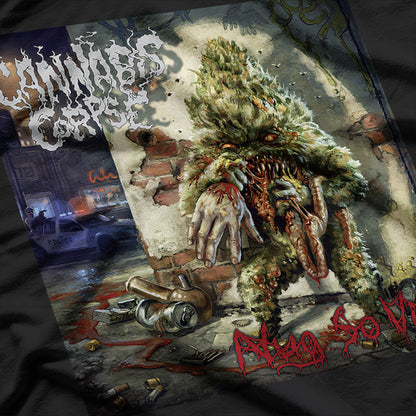 Nug So Vile Death Metal Cannabis Parody Album Art Graphic RZ T-Shirt