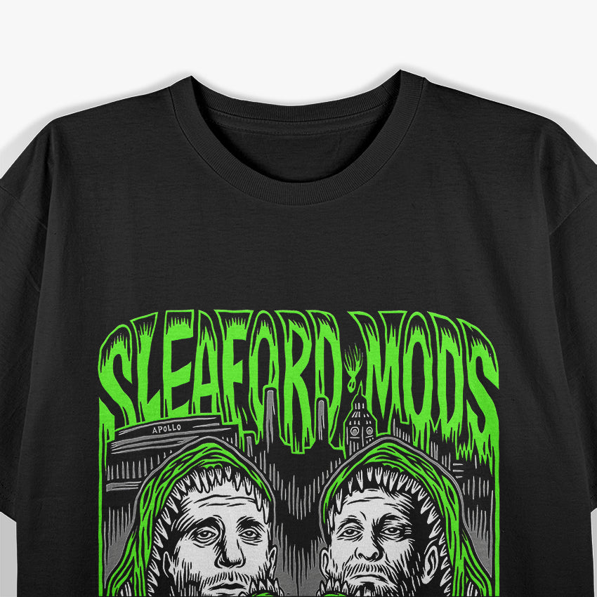 Retro English Electronic Duo Graphic T-Shirt