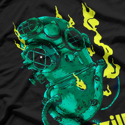 Sludge Metal Stoner Rock Retro Logo Inspired Graphic RZ T-Shirt