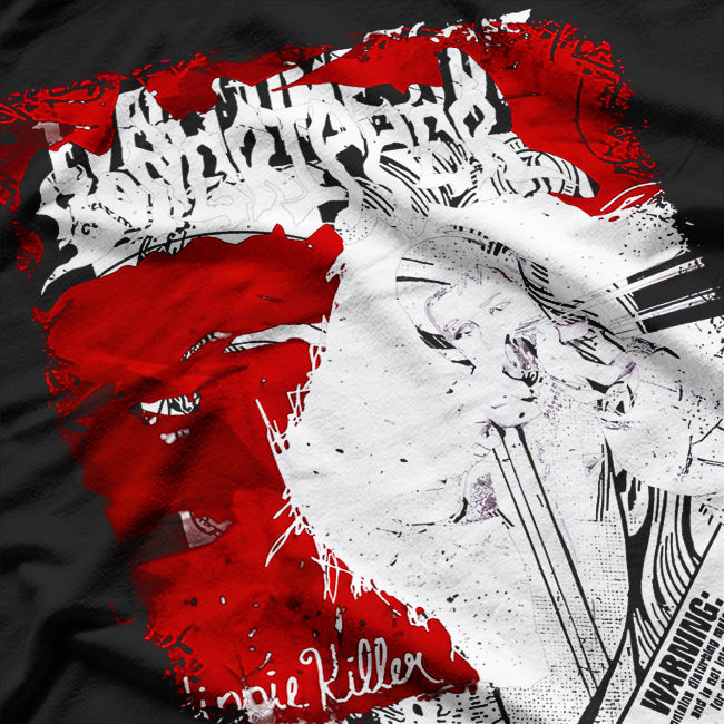 Hippie Killer Doom Metal Retro Album Art Graphic RZ T-Shirt