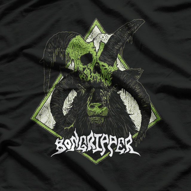 Stoner Metal Retro Album Art Inspired Doom Music Graphic RZ T-Shirt