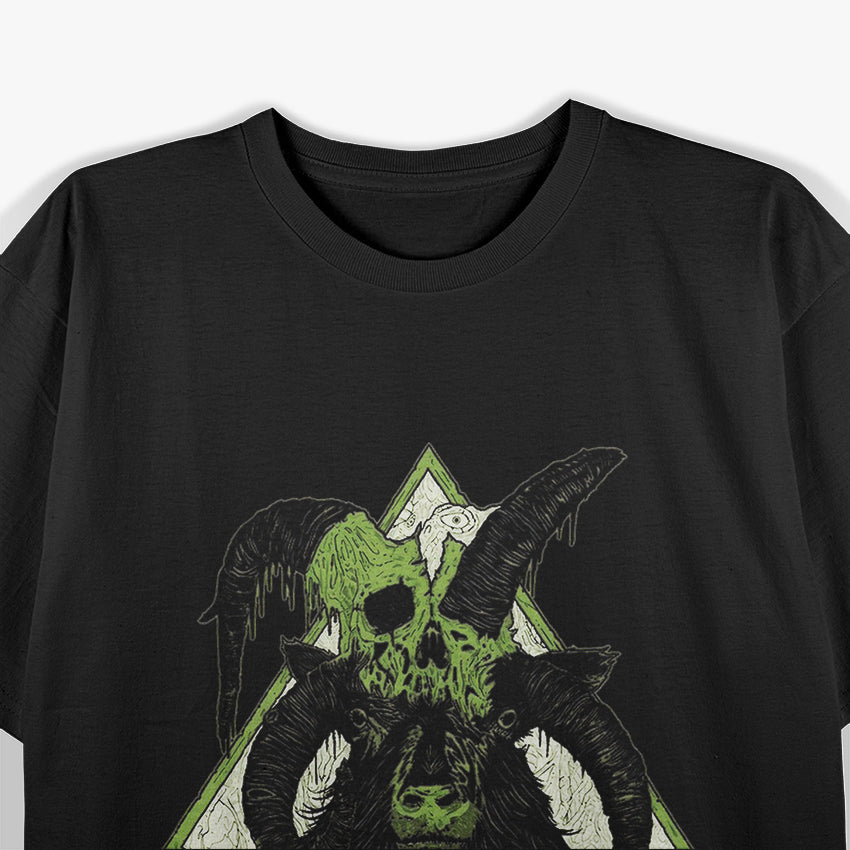 Stoner Metal Retro Album Art Inspired Doom Music Graphic RZ T-Shirt