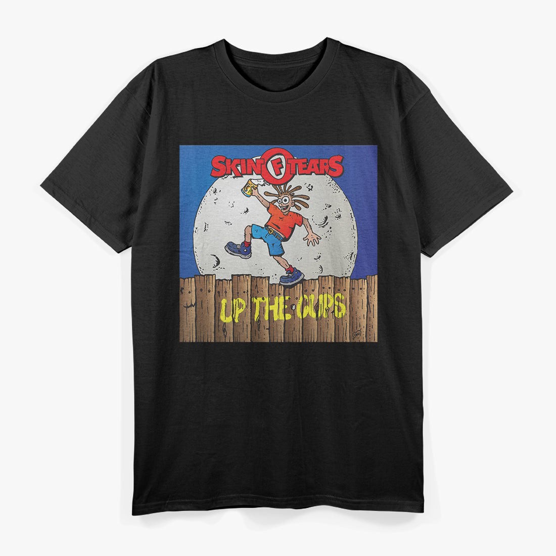 Retro Punk Rock Cup Celebration Graphic T-Shirt