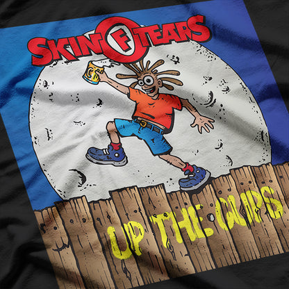 Retro Punk Rock Cup Celebration Graphic T-Shirt