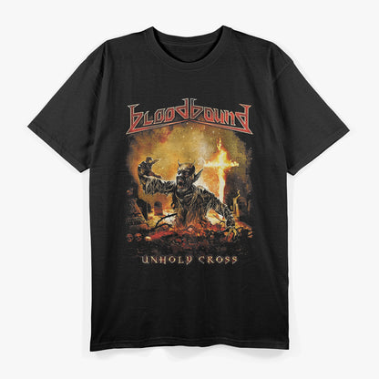 Unholy Cross Swedish Power Metal Retro Album Art Graphic RZ T-Shirt