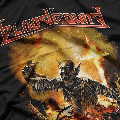 Unholy Cross Swedish Power Metal Retro Album Art Graphic RZ T-Shirt