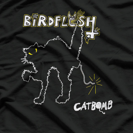 Catbomb Grindcore Retro Band Style Vintage Graphic Logo RZ T-Shirt