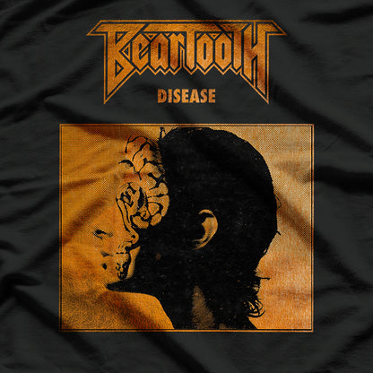 Disease Album Inspired Hard Rock Retro Graphic Logo RZ T-Shirt