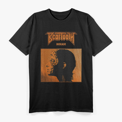 Disease Album Inspired Hard Rock Retro Graphic Logo RZ T-Shirt