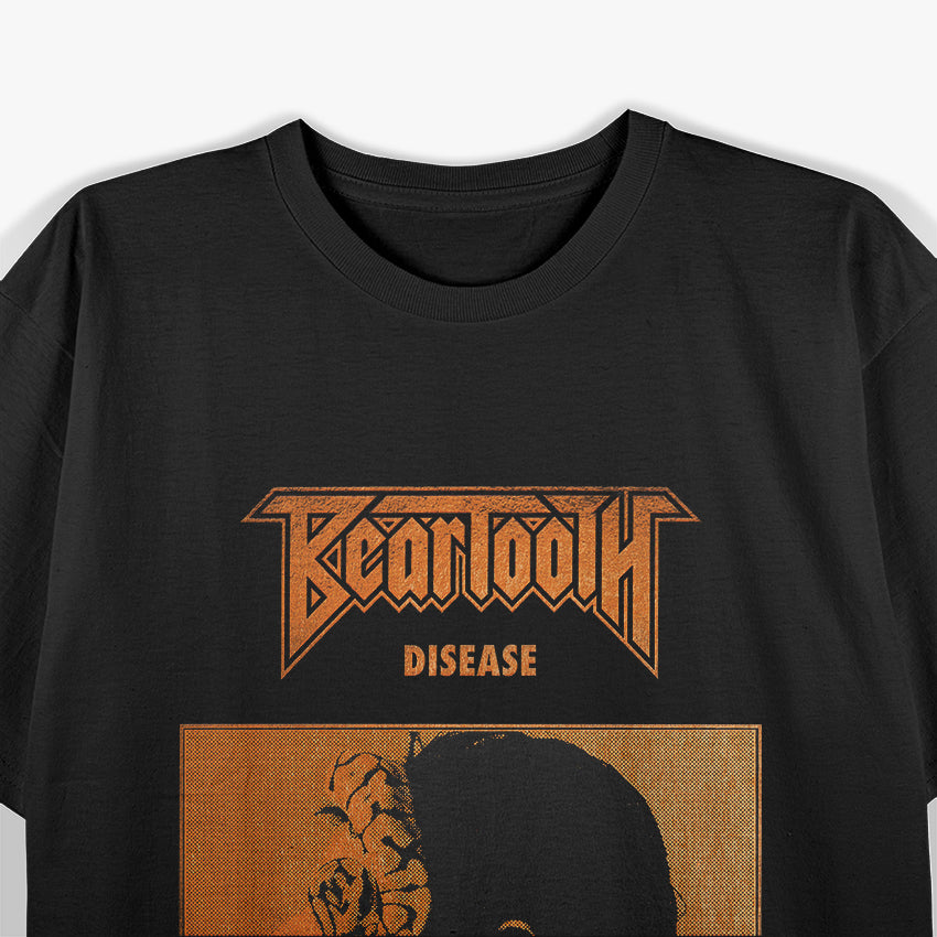 Disease Album Inspired Hard Rock Retro Graphic Logo RZ T-Shirt