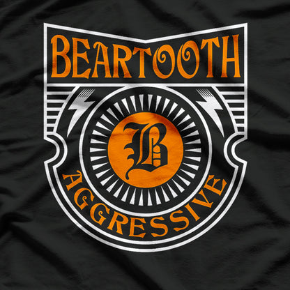 Aggressive Hard Rock Retro Album Art Inspired Graphic RZ T-Shirt