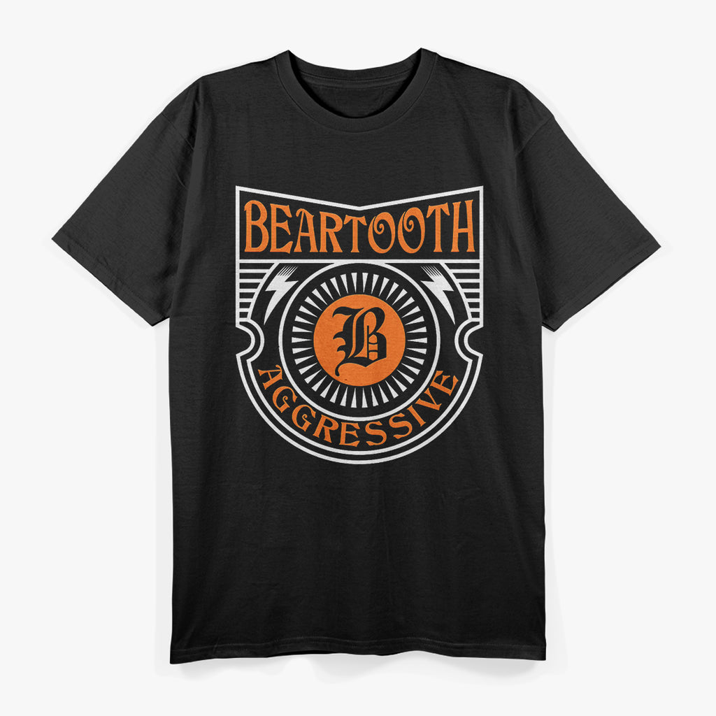 Aggressive Hard Rock Retro Album Art Inspired Graphic RZ T-Shirt
