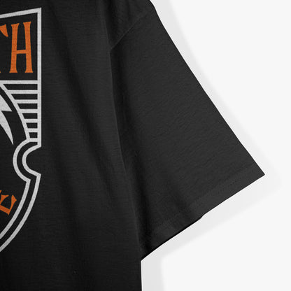 Aggressive Hard Rock Retro Album Art Inspired Graphic RZ T-Shirt