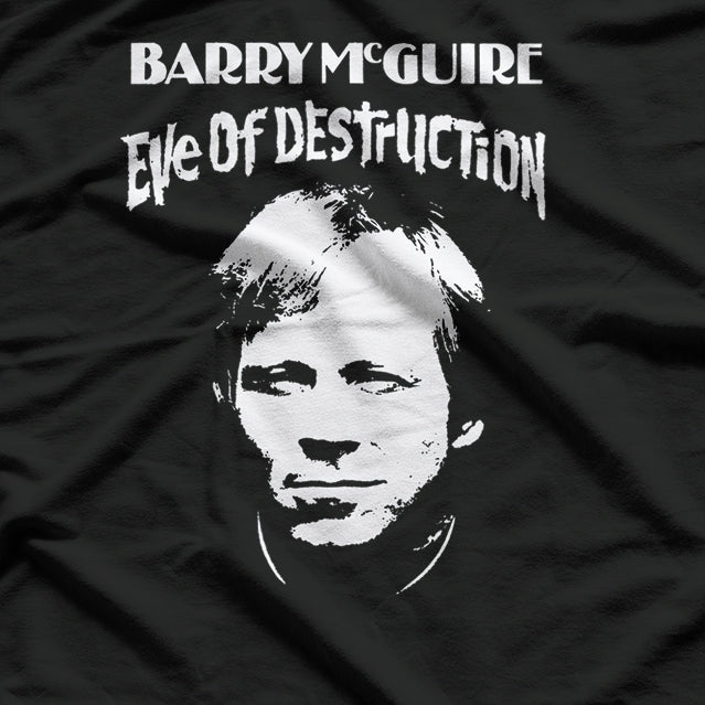 Eve of Destruction Protest Song Inspired Retro Music Graphic RZ T-Shirt