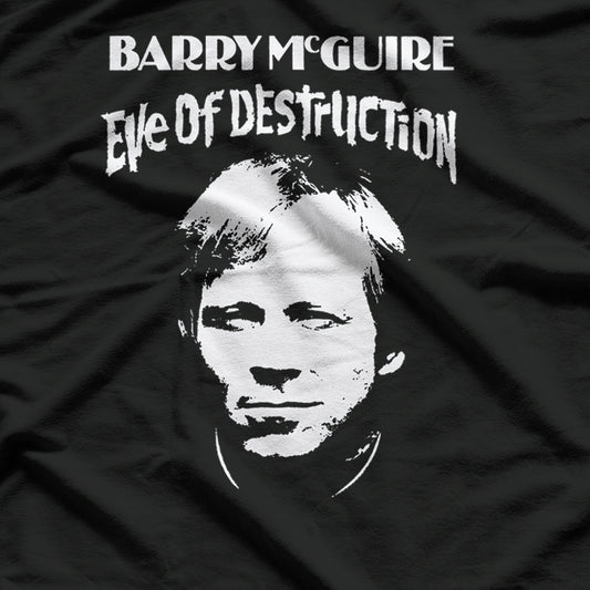 Eve of Destruction Protest Song Inspired Retro Music Graphic RZ T-Shirt