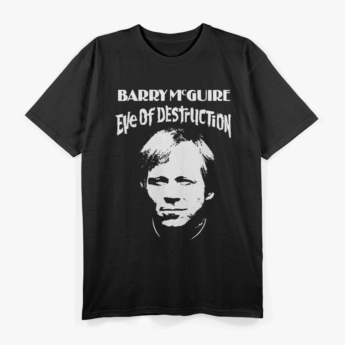 Eve of Destruction Protest Song Inspired Retro Music Graphic RZ T-Shirt