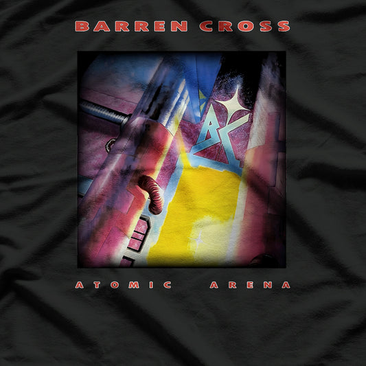 Atomic Arena Glam Metal Retro Album Art Music Graphic RZ T-Shirt