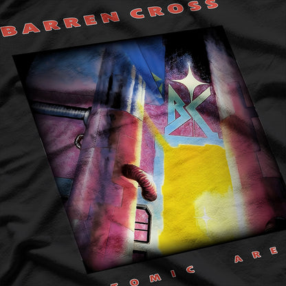 Atomic Arena Glam Metal Retro Album Art Music Graphic RZ T-Shirt