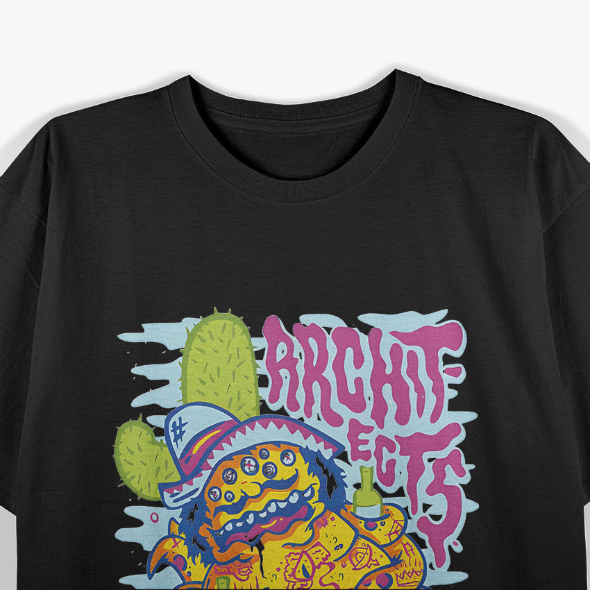 British Progressive Metalcore Retro Band Style Graphic RZ T-Shirt