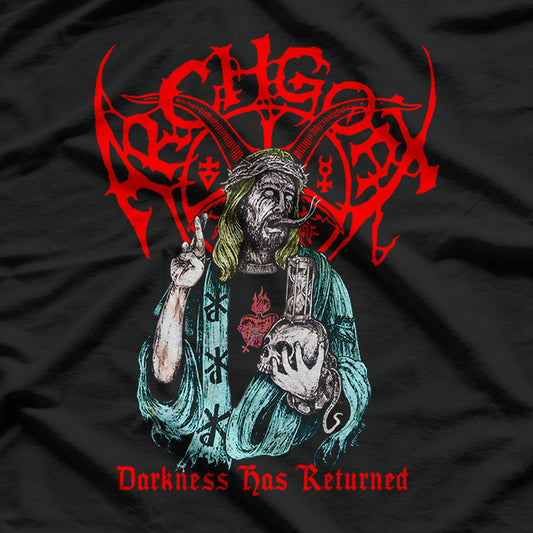 Darkness Has Returned Finnish Black Metal Vintage Graphic RZ T-Shirt