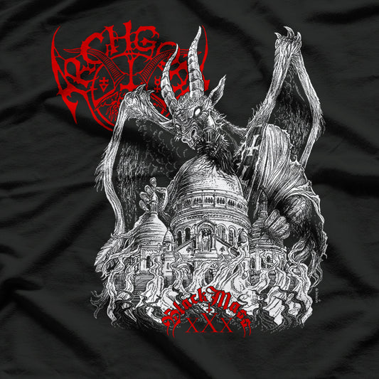 Black Mass XXX Finnish Death Metal Retro Album Art Graphic RZ T-Shirt