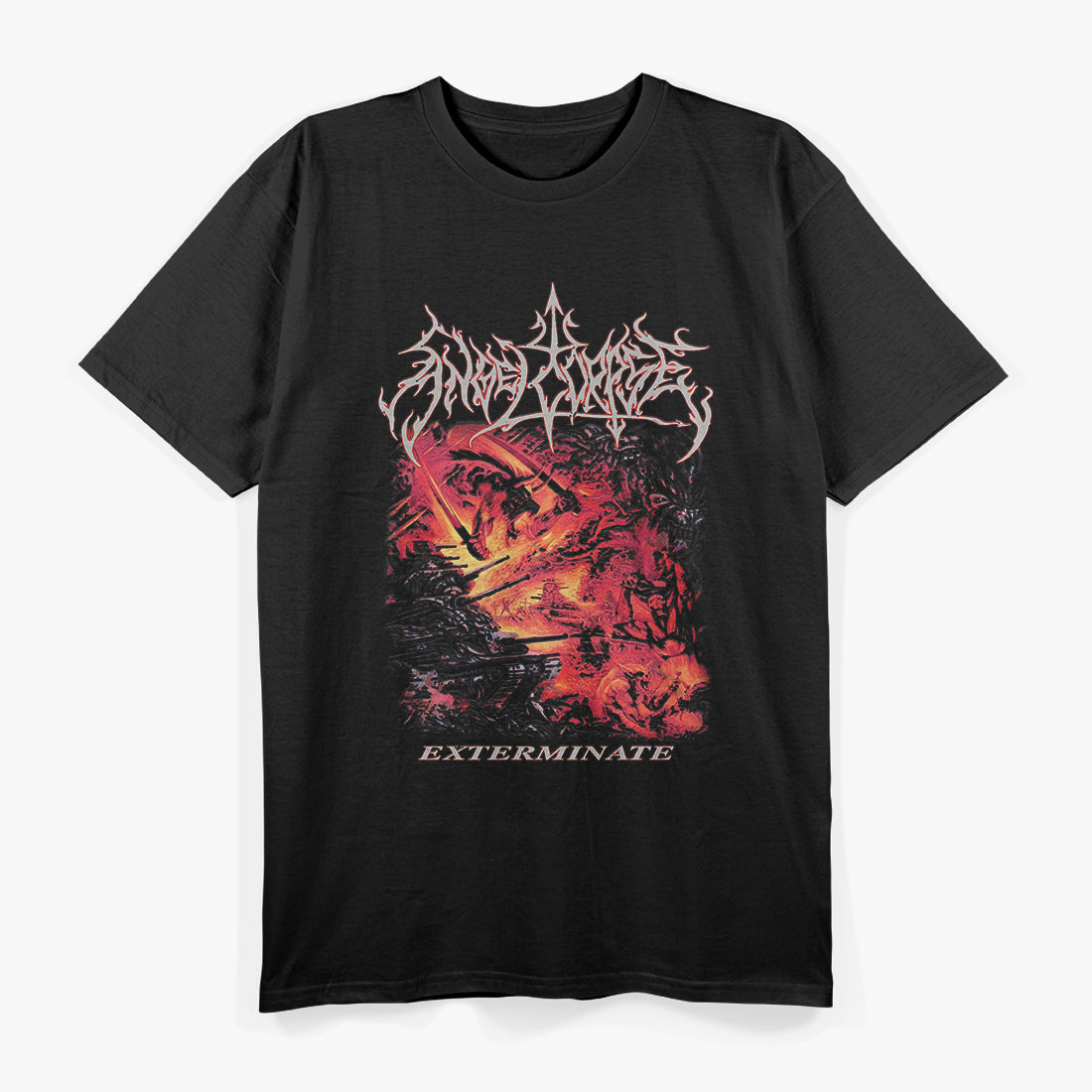 Angelcorpse Exterminate Death Metal Album Retro RZ T-Shirt